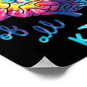 Poster Esprits De Toutes Sortes Neurodiversité Tie Dye Au (Coin)