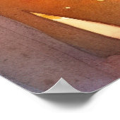 Poster Esquimau Américain D'Halloween Avec Peur Citrouill (Coin)