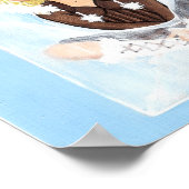 Poster Esquimau dans la glace quantum Cutie (Coin)