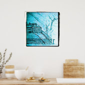 Poster esquisse de maison (Cuisine)