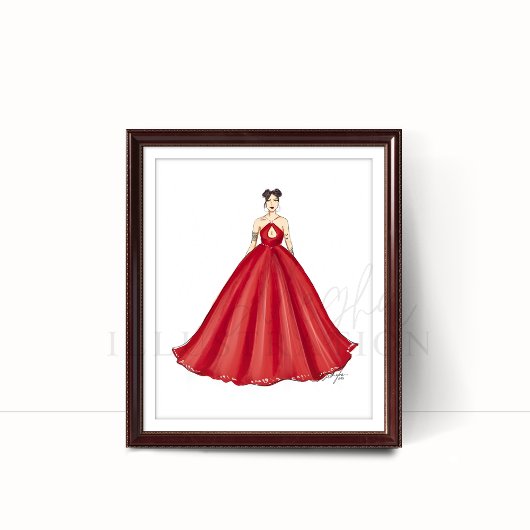 Poster esquisse de mode, illustration de mode,