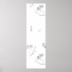 Poster Esquisse, panneau central en granit