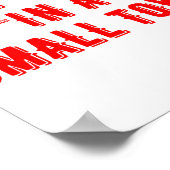 Poster Essayer Dans Une Petite Ville (Coin)