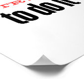 Poster essayer de le faire (Coin)