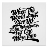 Poster Essayer une fois de plus (Devant)