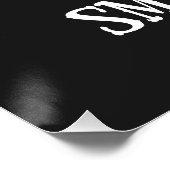 Poster Essayez cela dans une chaise pliante de petite vil (Coin)