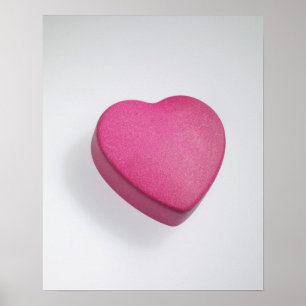 Poster Essayez de nouveau coeur candy