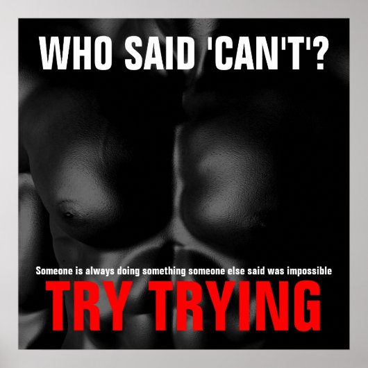 Poster Essayez de tenter la réussite d'une soumission ins (Devant)