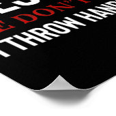 Poster Essayez Jésus S'il vous plaît ne m'essayez pas T-S (Coin)