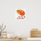 Poster Essayez-Moi Ping Ping Pong Flaming (Cuisine)