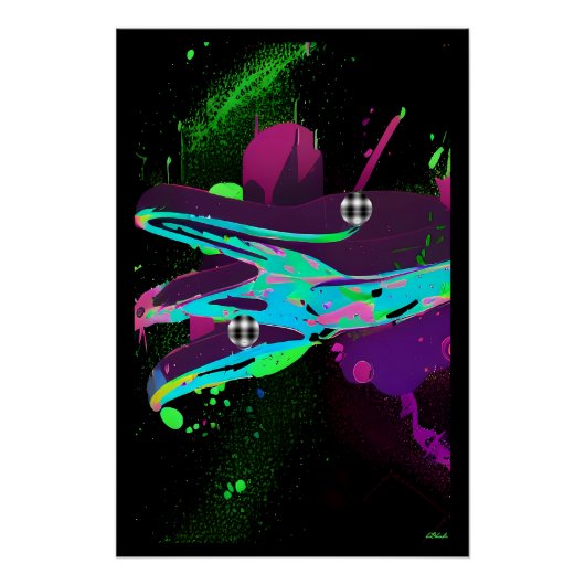 Poster Esseloria - Ken Gage Abstrait (Devant)