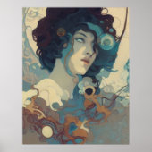 Poster Essence Abstraite Du Zen (Devant)