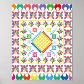 Poster Essence brodée (Devant)