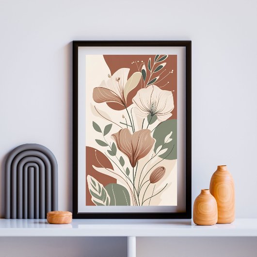 Poster Essence de Fleur de Terracotta II – Botanique Mini