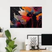 Poster Essence du jardin I – Expression nocturne (Bureau à domicile)