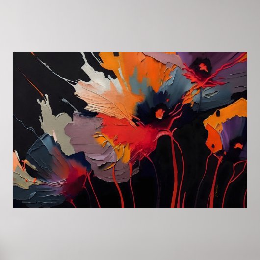 Poster Essence du jardin I – Expression nocturne (Devant)