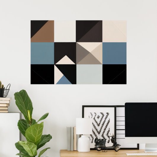 Poster Essence Géométrique (Bureau à domicile)