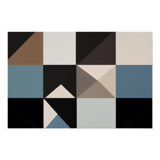 Poster Essence géométrique (Devant)