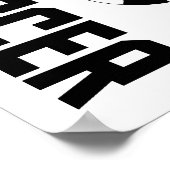 Poster Essentials de soccer (noir) (Coin)