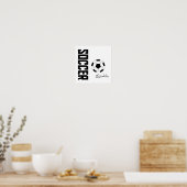 Poster Essentials de soccer (noir) (Cuisine)