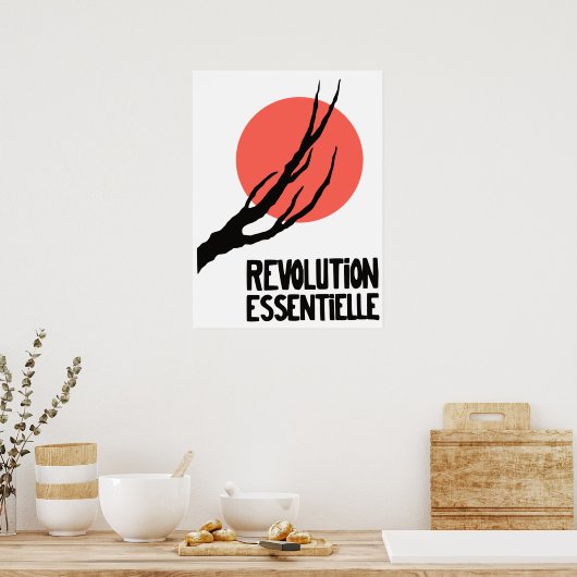 poster essentiel de révolution (Cuisine)
