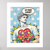 Poster Est-ce de l'amour ? Pop Art Classique (Devant)