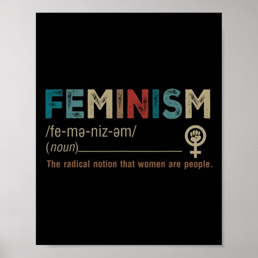 Poster Est-Ce La Notion Radicale Que Les Femmes Sont Des  (Devant)