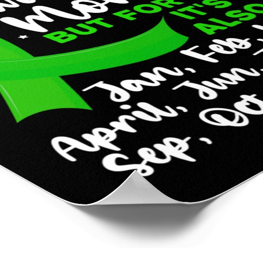 Poster Est-ce le Mois national de sensibilisation à la sa (Coin)