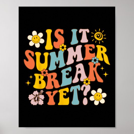 Poster Est-Ce Pause Été Mais Dernière Journée De Professe (Devant)