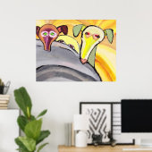 Poster Est-Ce Que Ça Bouge ? (Bureau à domicile)