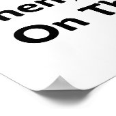 Poster Est-Ce Que Ça Sera À L'Examen ? (Coin)
