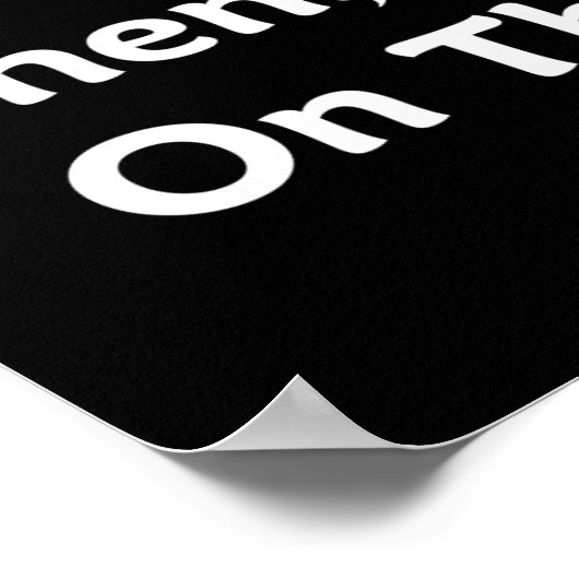 Poster Est-Ce Que Ça Sera À L'Examen ? (Coin)