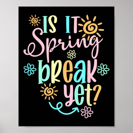 Poster Est-ce que c'est déjà les vacances de printemps Fl (Devant)
