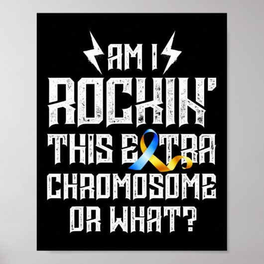 Poster Est-ce que je fais bouger ce chromosome supplément (Devant)
