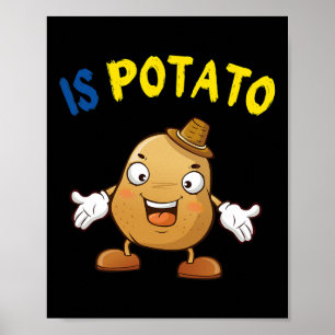 Poster Est-ce que la pomme de terre est drôle Ukraine Bla