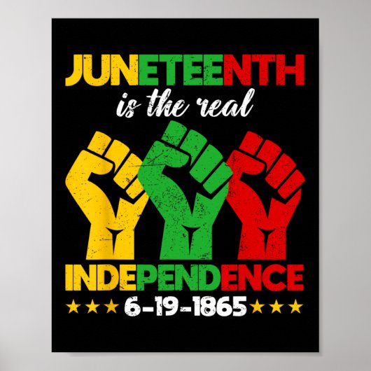 Poster Est-ce que la véritable fête de l'indépendance est (Devant)