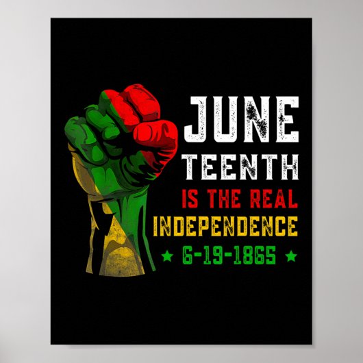 Poster Est-ce que la véritable fête de l'indépendance est (Devant)