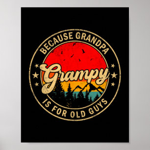 Poster Est-ce que Pépé est grincheux parce que Papy est u