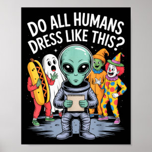 Poster Est-ce que tous les humains s'habillent comme ça_