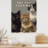 Poster est-ce que vous foutez l'affiche du chat (Cuisine)