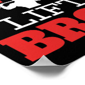 Poster Est-Ce Que Vous Soulevez Même Brun (Coin)