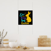 Poster Est-Ce Qu'Un Lapin A Dit Pâques (Cuisine)