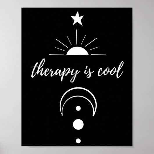 Poster Est Cool Auto-sensibilisation Santé mentale Étoile (Devant)
