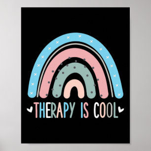 Poster Est Cool Thérapeute de la sensibilisation à la san