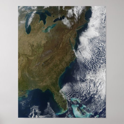 Poster Est des États-Unis (Devant)