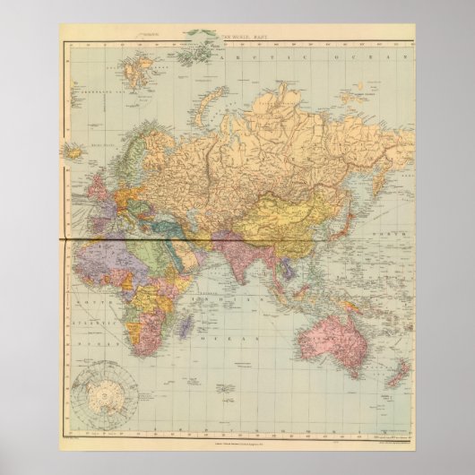 Poster Est du monde (Devant)