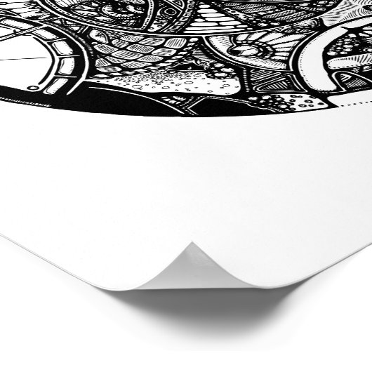 Poster Est et Ouest (Coin)