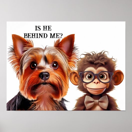 Poster Est-il derrière moi ? (Devant)