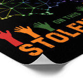 Poster Est Illégal Dans Ce Sticker Terrain Volé (Coin)