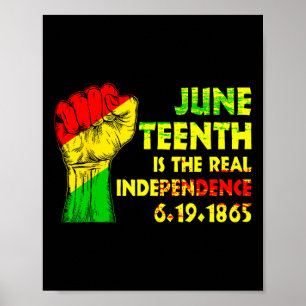 Poster Est Le Véritable Jour De L'Indépendance 1865 La Li